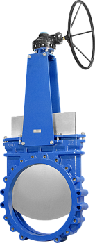 Шиберный затвор ГРАНОКС EB-DN100-PN10-01-03-H/W(N),DN100,PN10, Pраб=10бар,штурвал,невыдв.шток,корпус